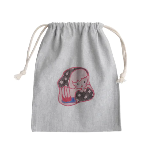 ダンスフロアに佇むモガ Mini Drawstring Bag