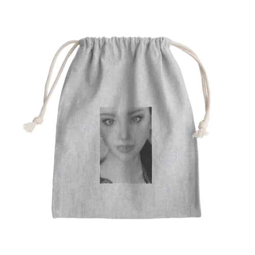 モノクロwatashi Mini Drawstring Bag