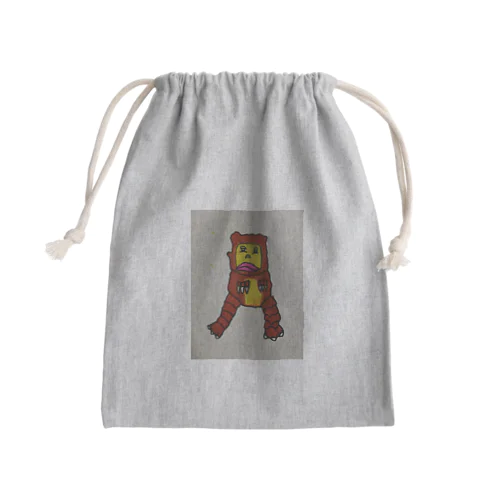 かいじゅう(赤) Mini Drawstring Bag