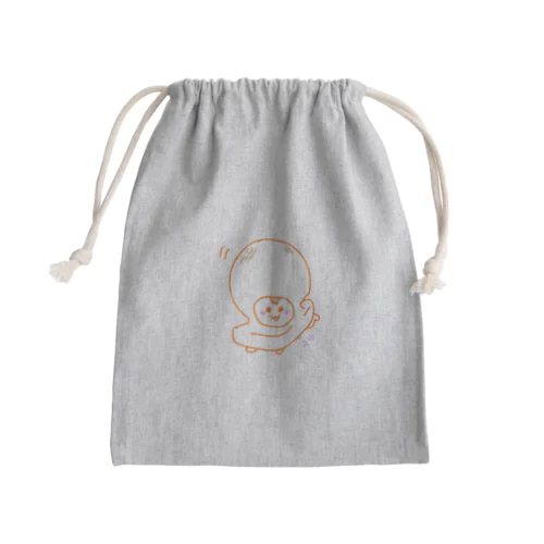 うゆたん餅巾着 Mini Drawstring Bag