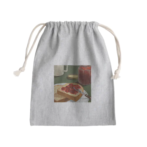 いちごのジャム Mini Drawstring Bag