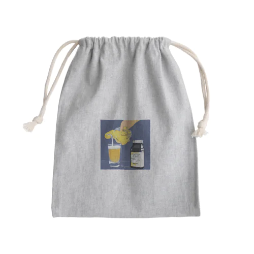 honey Mini Drawstring Bag