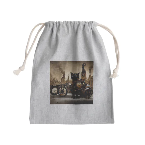 スチームパンク猫 Mini Drawstring Bag