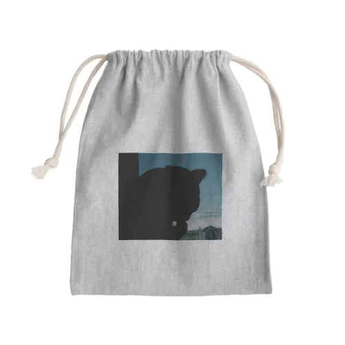 夕方の三毛猫の影 Mini Drawstring Bag