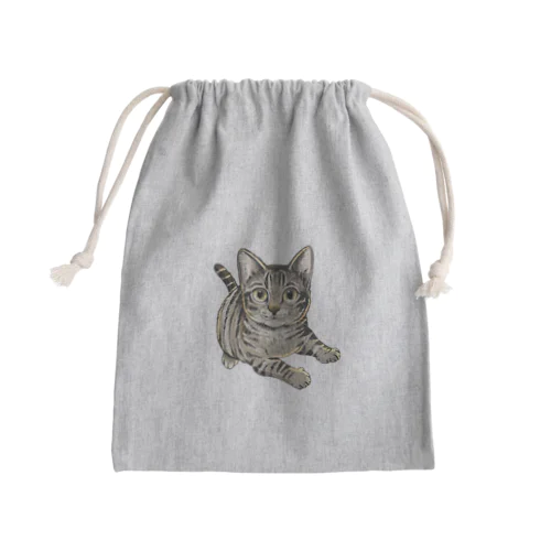 虎鉄 Mini Drawstring Bag