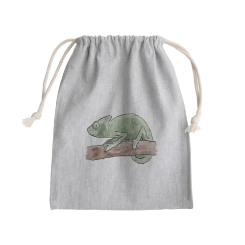 エボシカメレオン1 Mini Drawstring Bag