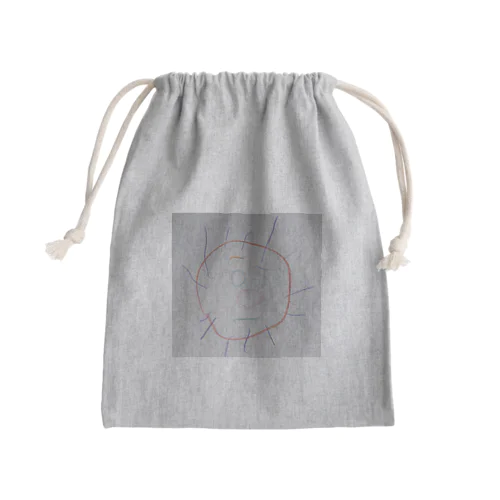 お母ちゃんの顔 Mini Drawstring Bag