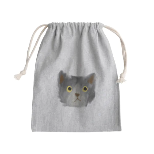 ハチワレ猫　イラストグッズ Mini Drawstring Bag