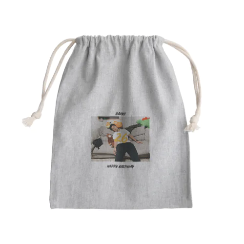 めだめだめだちゃん Mini Drawstring Bag