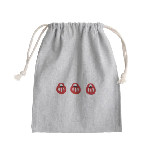 だるマン　きんちゃく2 Mini Drawstring Bag