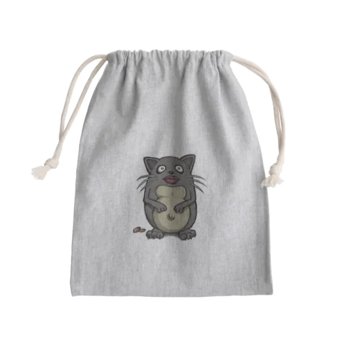 うしろのトグロ Mini Drawstring Bag