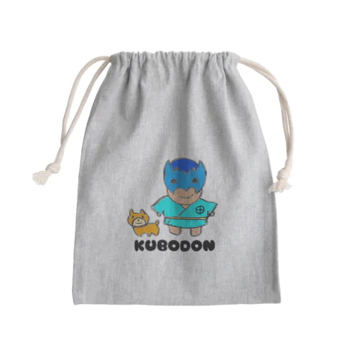 くぼどん Mini Drawstring Bag