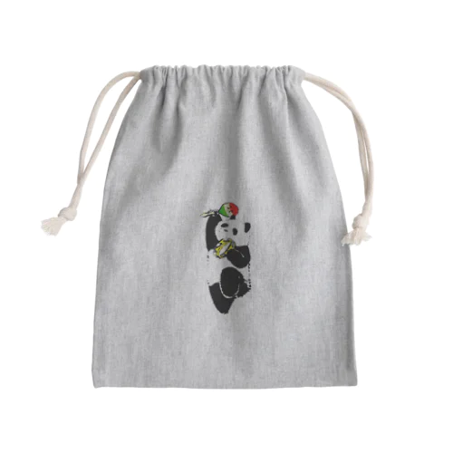 PARTY TIME パンダ Mini Drawstring Bag