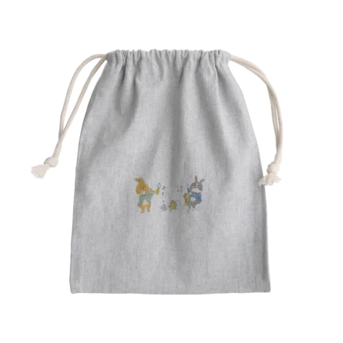 うさぎの玄樹＆宇太イラスト Mini Drawstring Bag