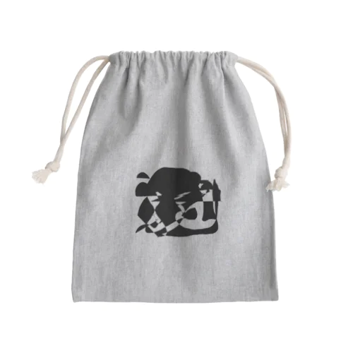 シルエット・ノワール Mini Drawstring Bag