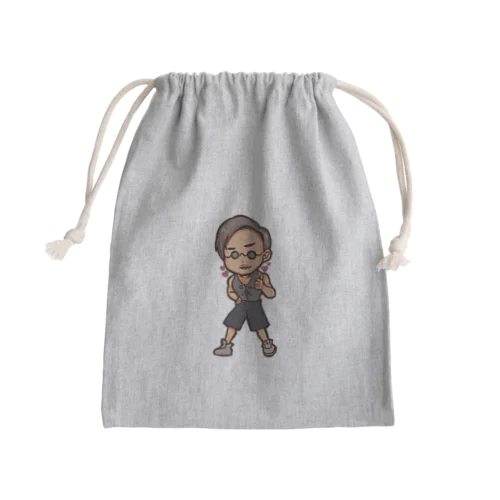 TJ キャラクターイラスト Mini Drawstring Bag