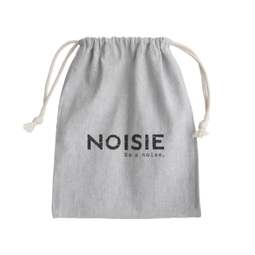 『NOISIE』BLACKロゴシリーズ Mini Drawstring Bag