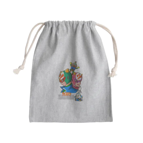 ツッコミマン Mini Drawstring Bag