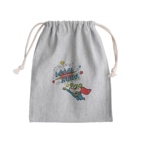 ローカルヒーロー Mini Drawstring Bag