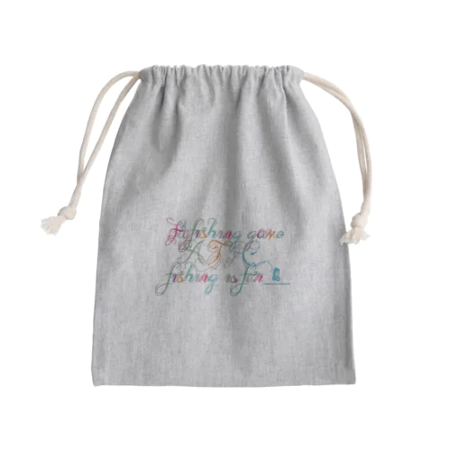 ATFC 年中無休釣り三昧 Mini Drawstring Bag