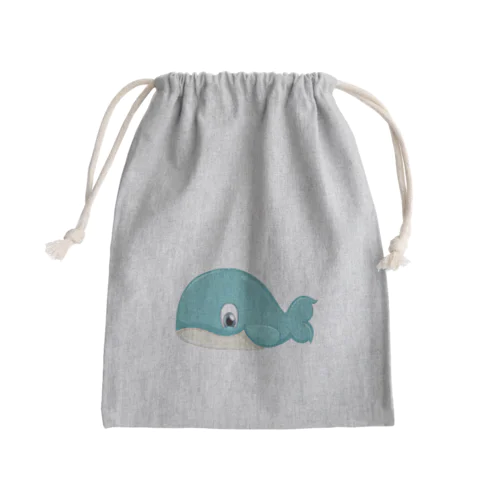 くじらのメラティ全商品 Mini Drawstring Bag