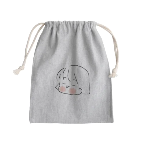 ふわふわちゃん Mini Drawstring Bag