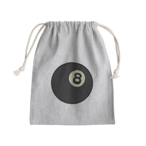 8-ball♪単体♪221202 Mini Drawstring Bag