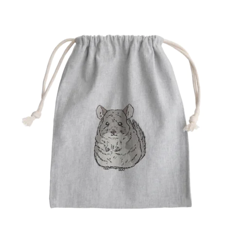 チンチラ Mini Drawstring Bag