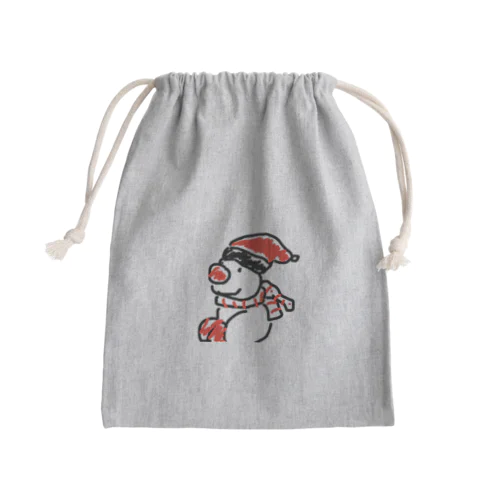 お座りケンジくん Mini Drawstring Bag