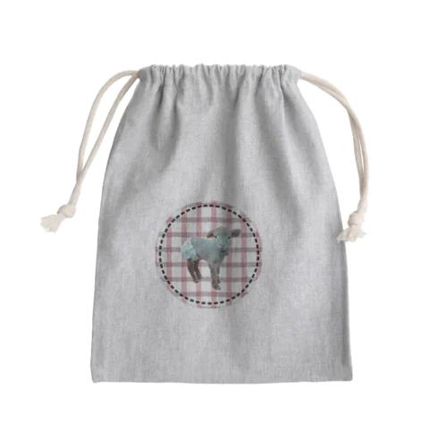 ひつじの赤ちゃん Mini Drawstring Bag