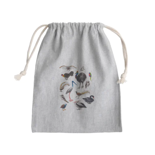 オーストラリアのトリ Mini Drawstring Bag