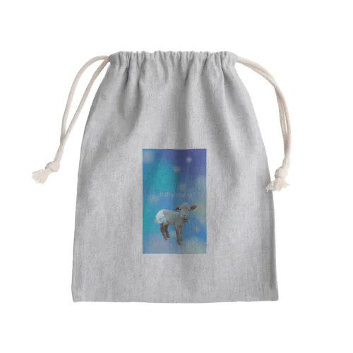 ひつじのモンモン Mini Drawstring Bag