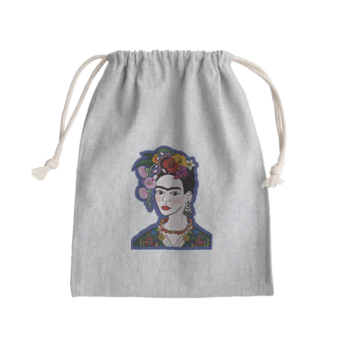 Flowers of Okinawa Mini Drawstring Bag