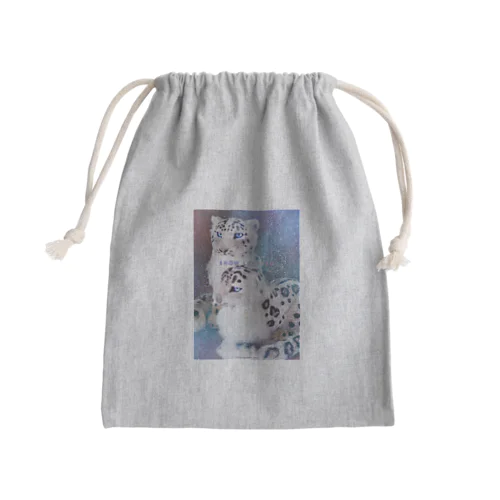 ユキヒョウもっふもふ02 Mini Drawstring Bag