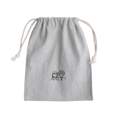 えもめなふたり Mini Drawstring Bag