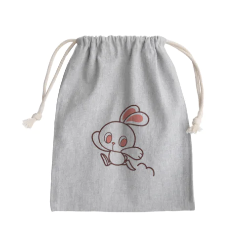 ぽっぷらうさぎ(じゃんぷ！) Mini Drawstring Bag