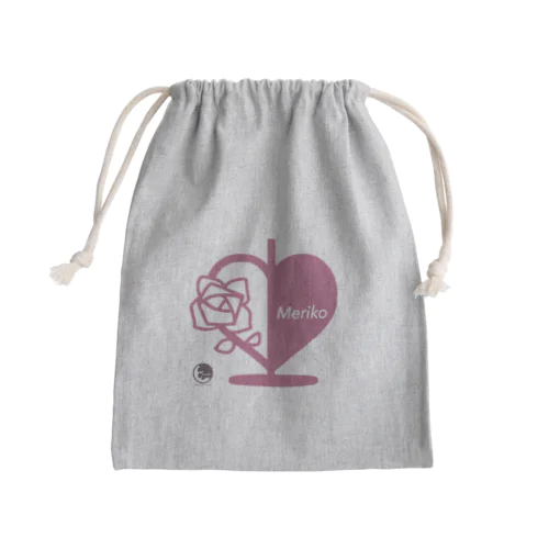 MOMENT-めりこ Mini Drawstring Bag