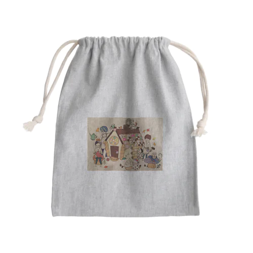 お菓子の国のブレイクタイム Mini Drawstring Bag