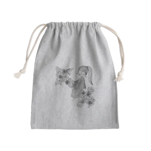 いて座さんのいろいろ Mini Drawstring Bag