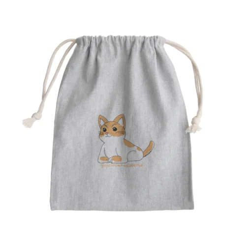 リーダー猫のアイちゃん Mini Drawstring Bag