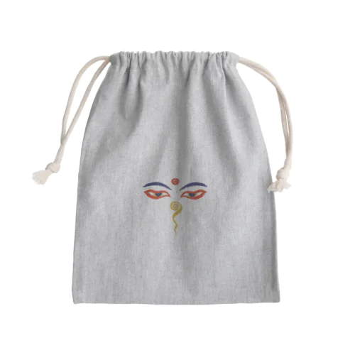 Wisdom Eyes（ブッダの瞳） Mini Drawstring Bag