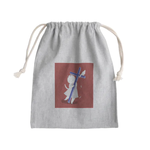 ナース猫 Mini Drawstring Bag