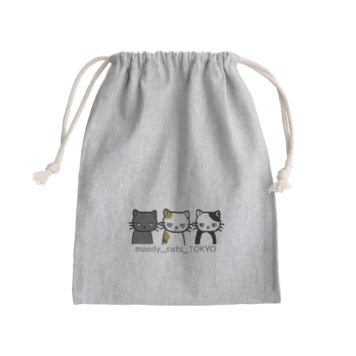 moody_cats_TOKYO Mini Drawstring Bag