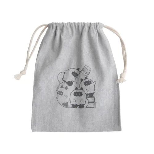 フワドコカムリ Mini Drawstring Bag