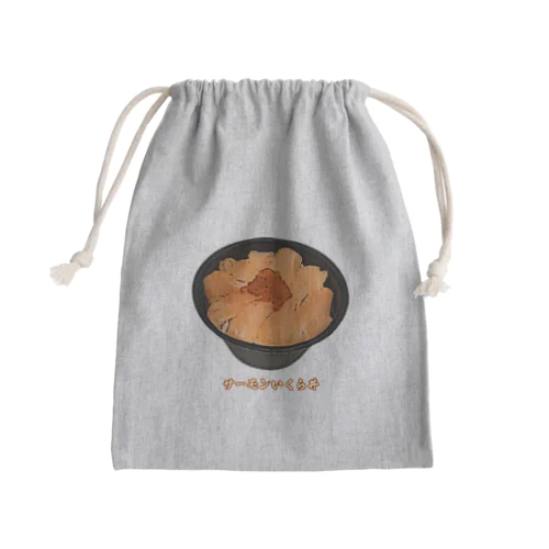 サーモンいくら丼_230103 Mini Drawstring Bag