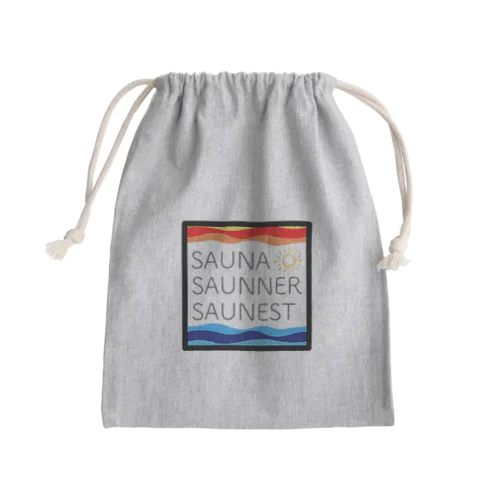 SAUNA SAUNNER SAUNEST Mini Drawstring Bag