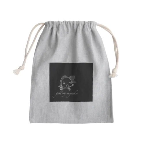 すぎあこのロゴ黒 Mini Drawstring Bag