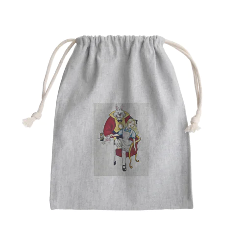 悪いうさぎと酩酊アリス Mini Drawstring Bag