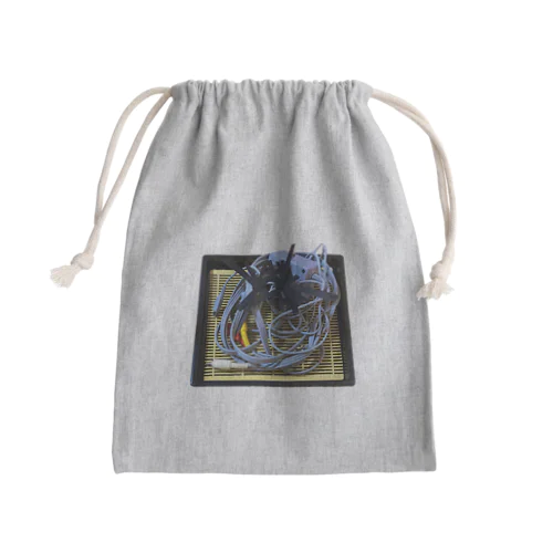 おそば Mini Drawstring Bag