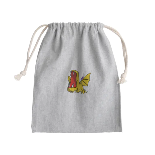 両生類ドラゴン Mini Drawstring Bag